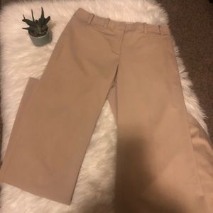 LOFT tan “Julie” style trousers